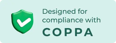 Designed for compliance with COPPA